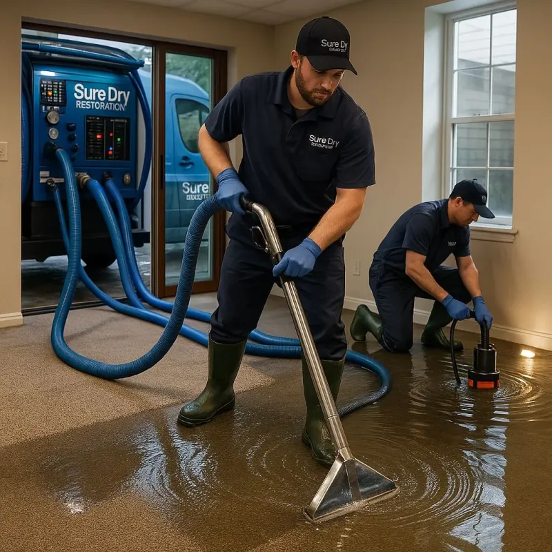 Water Extraction and Removal process in Fox Chase, PA